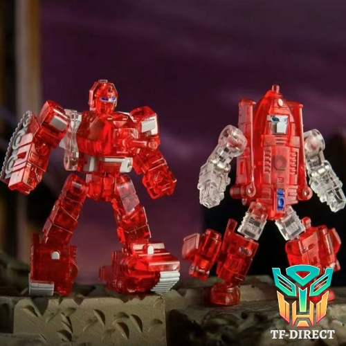 Dr.Wu DW-E40T Red Tank Warpath & DW-E13T Sky Glider Powerglide Clear Version Set of 2
