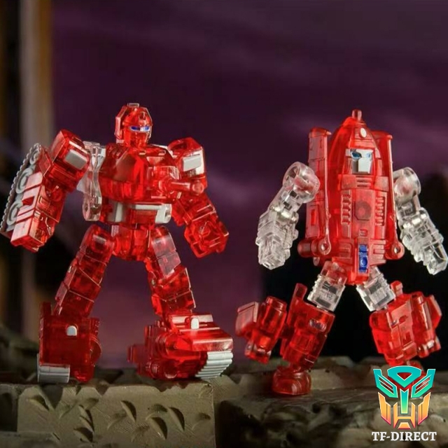 Dr.Wu DW-E40T Red Tank Warpath & DW-E13T Sky Glider Powerglide Clear Version Set of 2