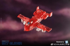 Dr.Wu DW-E40T Red Tank Warpath & DW-E13T Sky Glider Powerglide Clear Version Set of 2