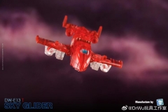 Dr.Wu DW-E40T Red Tank Warpath & DW-E13T Sky Glider Powerglide Clear Version Set of 2