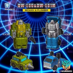 [Pre-Order] Dr.Wu DW-E80 Bigman & DW-E81M Shattered Glass Plumber Set of 2