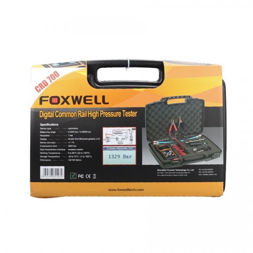 Foxwell CRD700 DIGITAL COMMON RAIL HIGH PRESSURE TESTER
