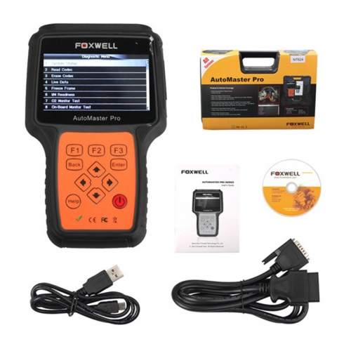 Foxwell NT624 ALL Makes,ALL Systems Free Update With Multilanguage