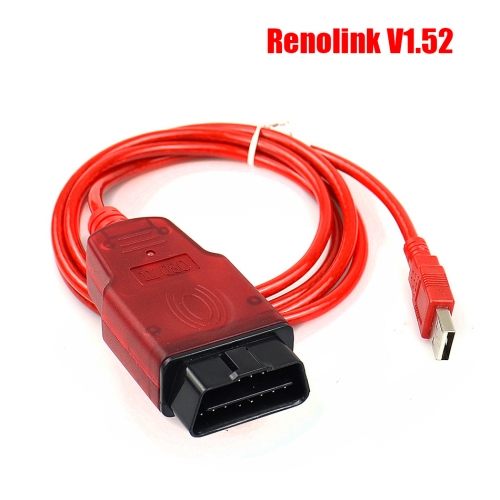 NEW V1.87 V1.52 Renolink OBD2 Diagnostic Interface For Renault/Dacia Vehicles ECU Programmer NEW V1.87 V1.52 Renolink Airbag/Key Coding Multi-Function
