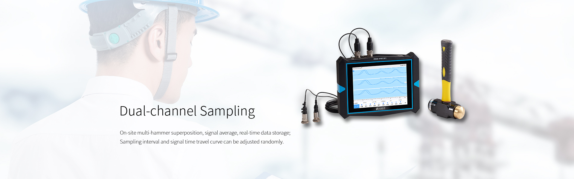 RSM-PRT(P) Low Strain Pile Integrity Tester