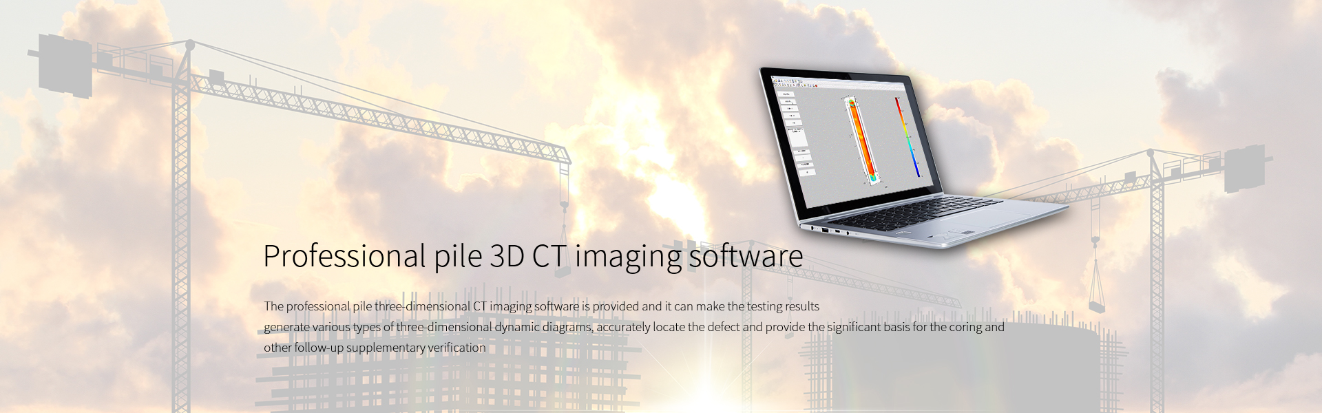 RSM-SY8(C) Ultrasonic Pile Integrity CT Imaging Tester