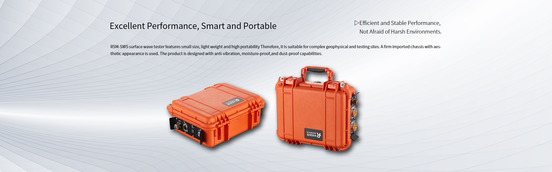 RSM-SWS Surface Wave Tester