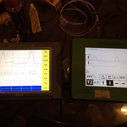 How to get a good signal by low strain PIT dynamic test