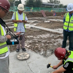 Construction project of an industrial plant in Tianjin