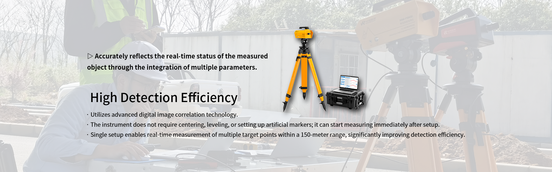 RSM-FBN (B) Non-contact Bridge Static and Dynamic Deflection Tester