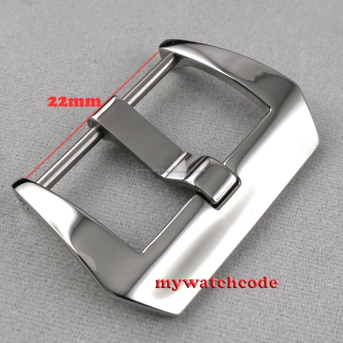 22mm polished 316L stainless steel screw-in buckle fit parnis Military watch B2