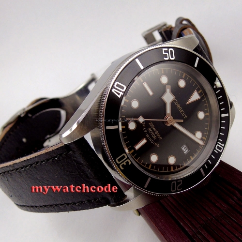41mm corgeut Sapphire Glass 21 jewels miyota Automatic 20ATM mens diving Watch 6