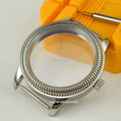 44mm vintage CASE stainless steel fit 6498 6497 eat movement Watch C07