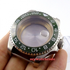 43mm sapphire glass green ceramic Watch Case fit 2824 2836 MOVEMENT C53