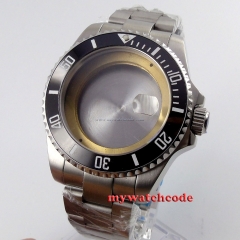 43mm sapphire glass sub Watch Case fit ETA 2824 2836 MOVEMENT C54