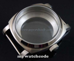 44mm 316L stainless steel watch case bow glass for 6497 6498 movement 18
