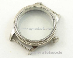 44mm vintage CASE stainless steel fit 6498 6497 eat movement parnis Watch C27
