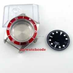 41mm SUB sapphire cystal Watch Case + dial fit ETA 2824 2836 MOVEMENT C60