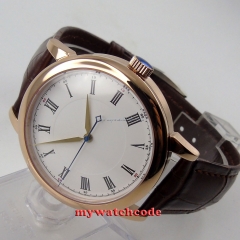 40mm corgeut white sterile dial rose gold case miyota Automatic mens Watch D25