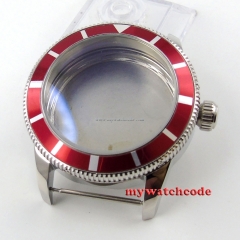 46mm 316L stainless steel rose golden Watch Case fit ETA 2824 2836 MOVEMENT89