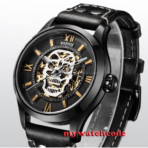 45mm Parnis PVD steel case Sapphire Glass miyato Automatic mens Watch P571