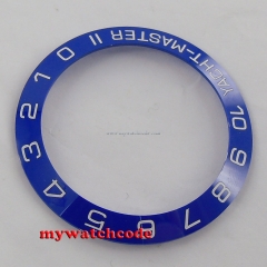 42mm blue ceramic bezel insert for 44mm GMT mens watch Be2