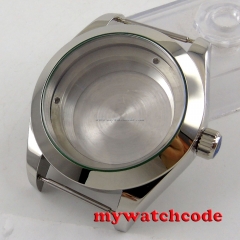 40mm 316L steel silver automatic Watch Case fit swiss ETA 2824 2836 MOVEMENT 110