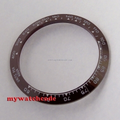 39mm brown ceramic bezel insert for 40mm watch made by parnis factory B46