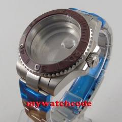 40mm sapphire glass ceramic bezel sub Watch Case set fit 2824 2836 MOVEMENT C119