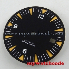 31mm black sandwich sterile dial luminous Watch Dial for 2824 2836 Movement D92