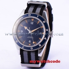 41mm Debert Blau Zifferblatt Saphirglas Miyota Automatikwerk mens watch uhr