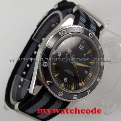 big sale of 41mm debert black sterile dial ceramic bezel miyota Automatic mens Watch D85B