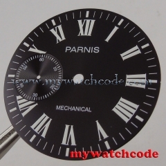 38.9mm black dial fit 6497 ST movement Watch Case Luminous marks D102