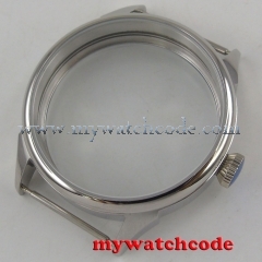 42mm Watch portuguese 316L stainless steel CASE fit eat 6498 6497 movement C137