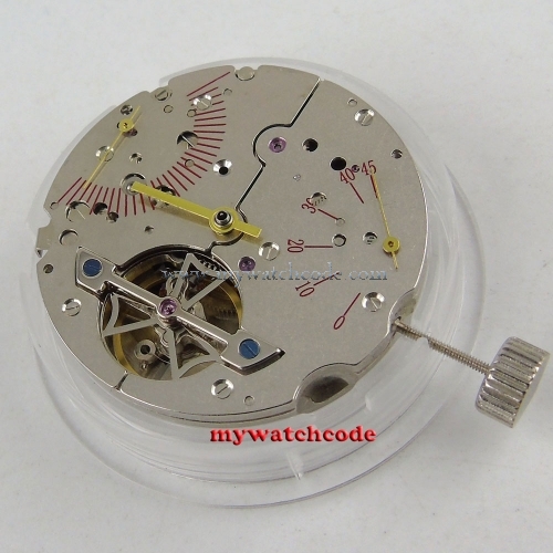 sea-gull 2505 date window power reserve indicator automatic mechanical movement