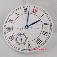 38.9mm white dial dial Roman numeral fit ETA 6498 ST3620 mens watch (Dial+hands)