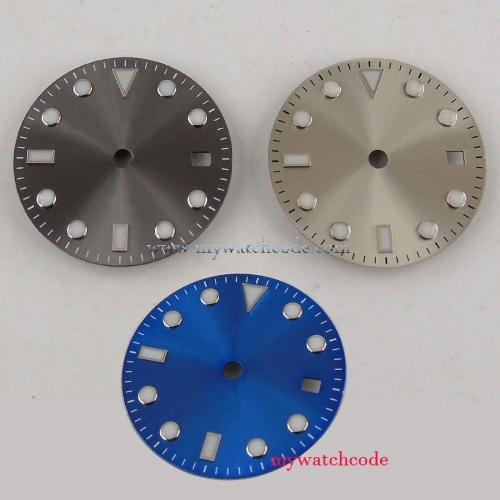 28.5mm Pure Luminous Date Window Watch Dial Fit For ETA 2824 2836 Mingzhu 2814 3804 Automatic Movement D124