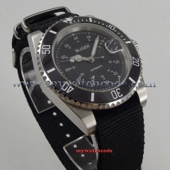 Luxury BLIGER 40mm Black Dial Ceramic Rotating Bezel Date Luminous Hands Sapphire Glass Automatic Movement Men's Watch B133
