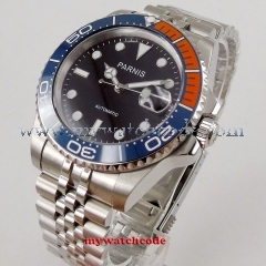 Free shipping fashion 40mm Parnis Sapphire Glass Men's watches Japan Miyota Automatic Movement Watch High quality pa1068