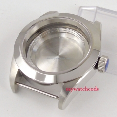 41mm sapphire glass 316L stailess steel watch case fit ETA 2836 MIYOTA 8215 Automatic movement