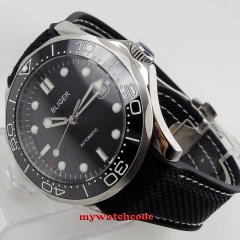 41mm bliger black dial super luminous saphire glass Ceramic Bezel  Automatic movement men's watch