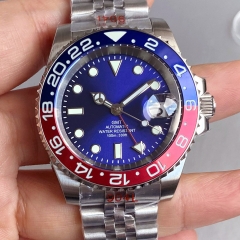 blue red