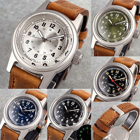 New Arrival Tandorio 36mm Waterproof Watch Military Sapphire Glass NH35/PT5000 Automatic Movement Mechanical Men's Watch