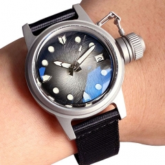 grey dial