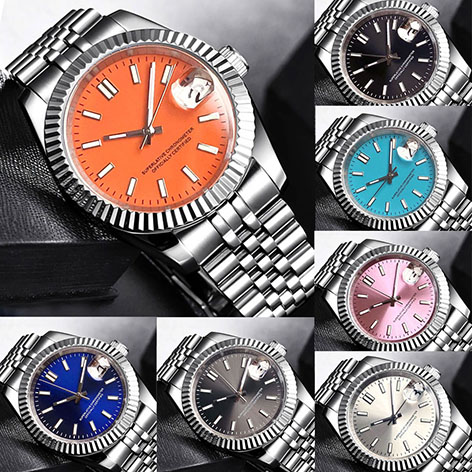 Tandorio 200m Waterproof Mechanical Watches Blue/Black/Pink/Green/White Dial Sapphire Glass NH35 Movement Men's Watches