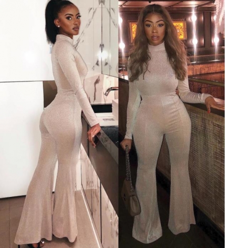 tight velvet jumpsuit