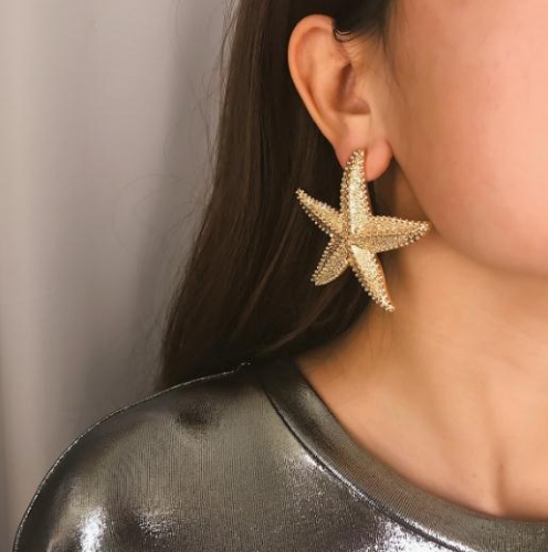 Charming Simple starfish earrings