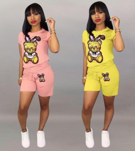 Charming Casual cartoon sports set