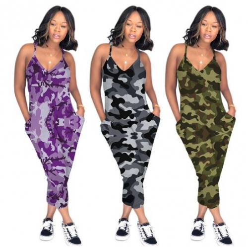 Charming Camouflage jumpsuit