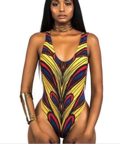 Charming Printed one-piece bikini